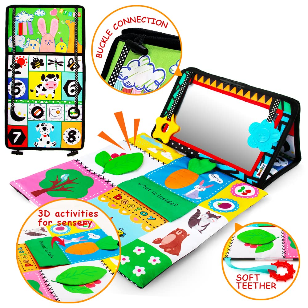 Amazon.co.jp: beetoy (ビートイ) タミータイム 赤ちゃんの鏡の